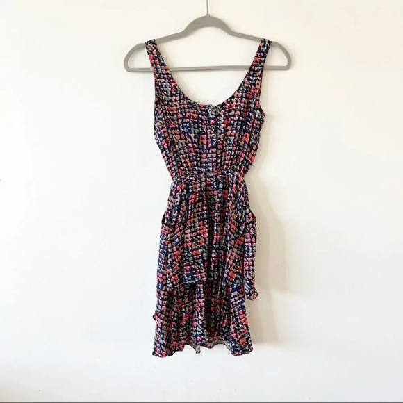 Liquid New York Silk Sleeveless Ruffle Dress‎ Size 0 Pockets - Picture 2 of 8